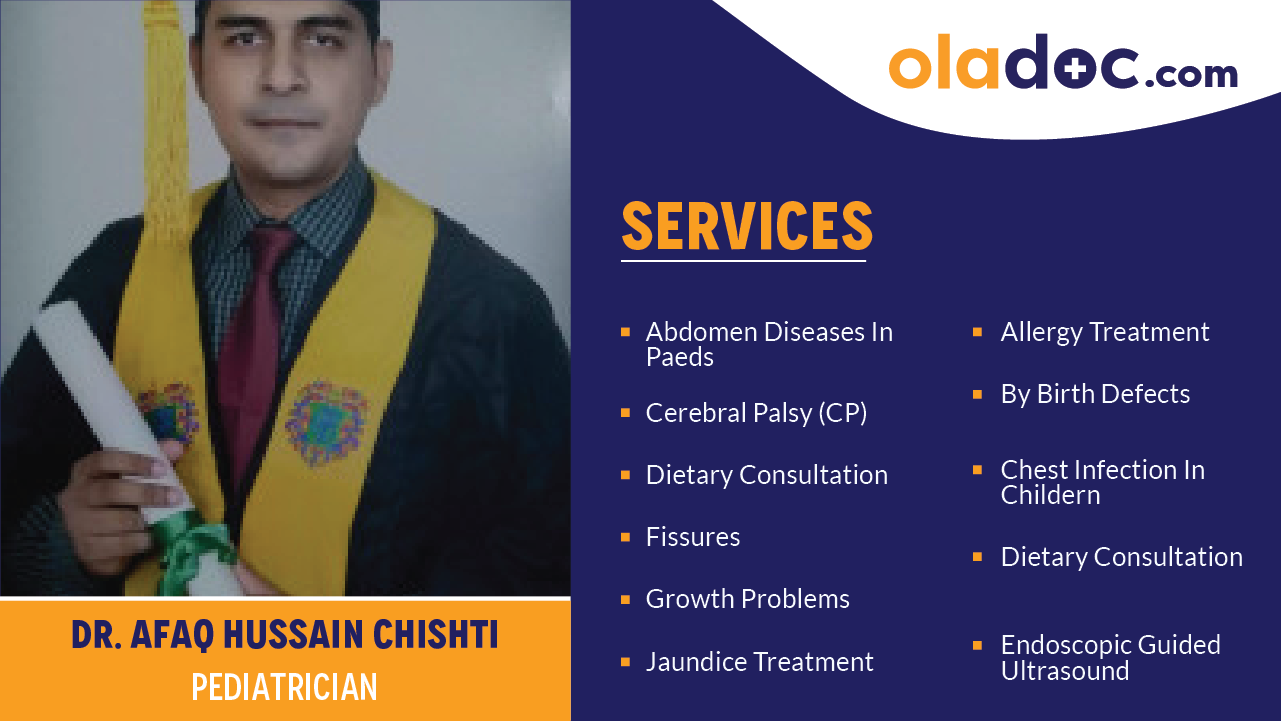 Services provided by Dr.Afaq Hussain Chishti